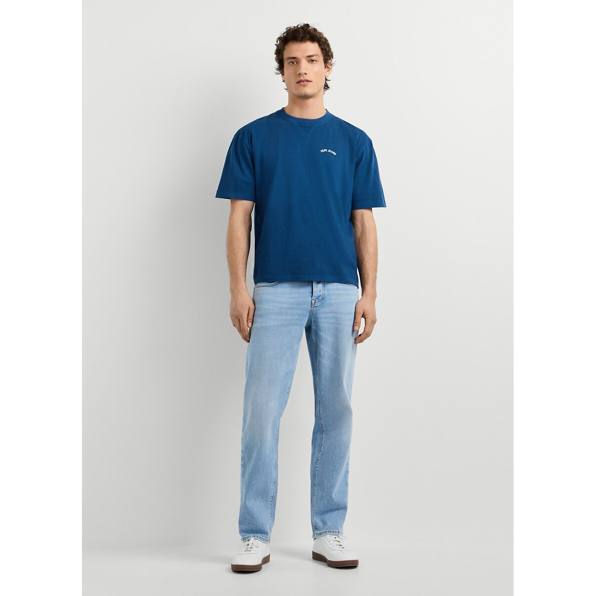 T-shirt manches courtes, JOHN bleu, PEPE JEANS