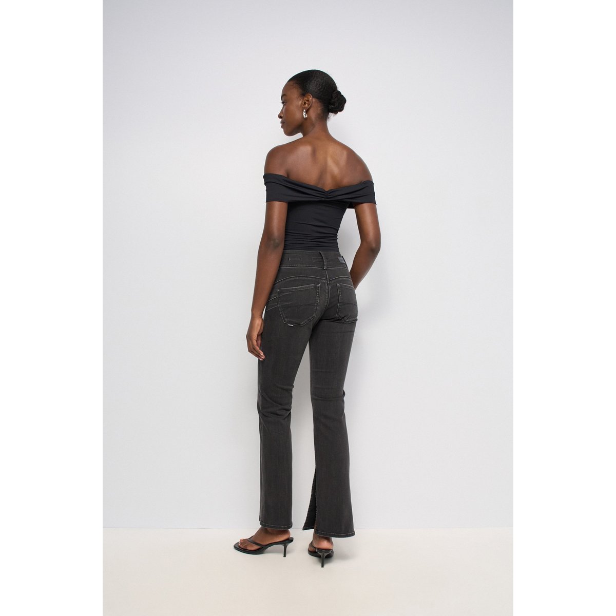 SECRET SILHOUETTE PUSH IN BOOTCUT noir, SALSA JEANS