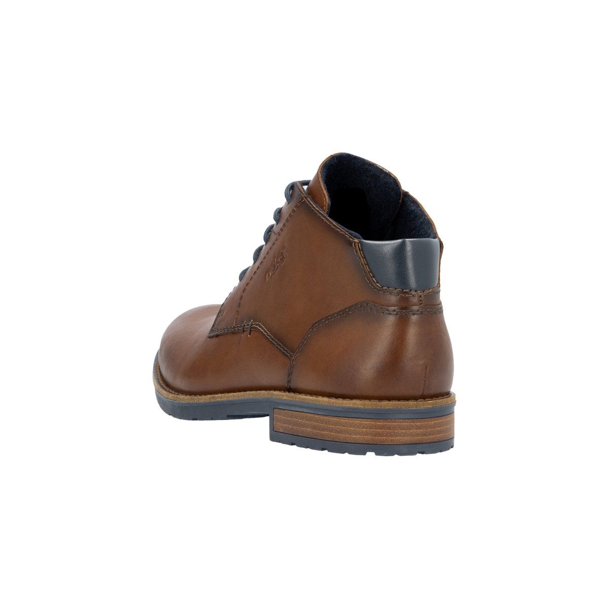 Derby Montante Cuir Bogota marron, RIEKER