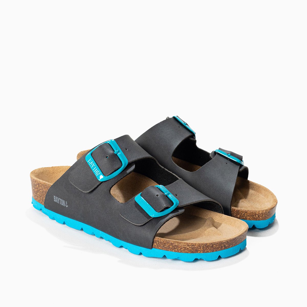 Sandales ATLAS gris foncé, BAYTON