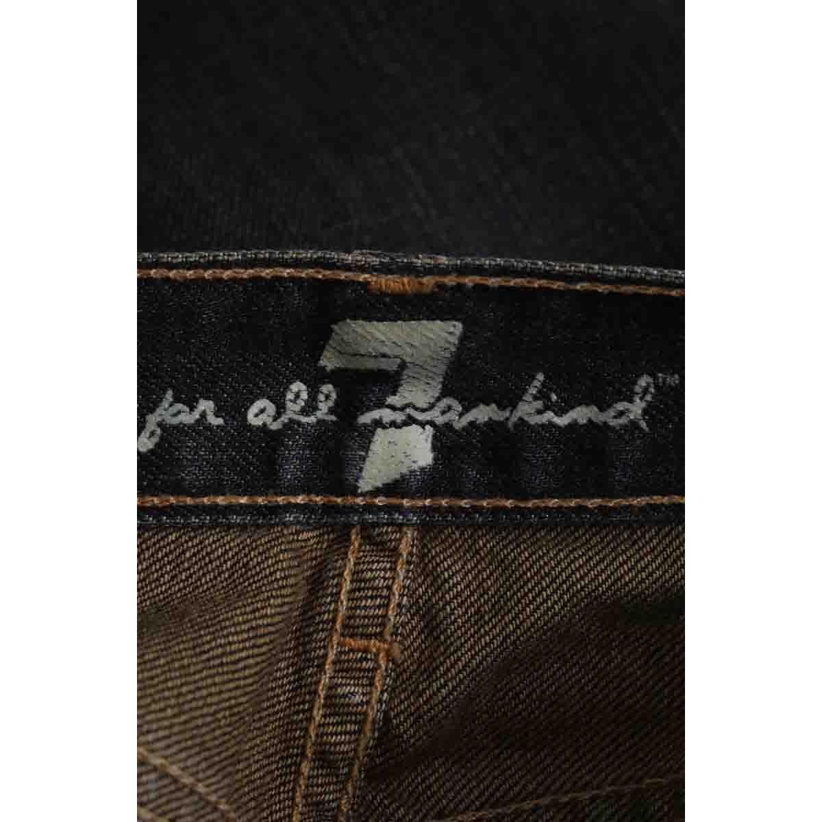 Jean droit - Très Bon État bleu, 7 FOR ALL MANKIND
