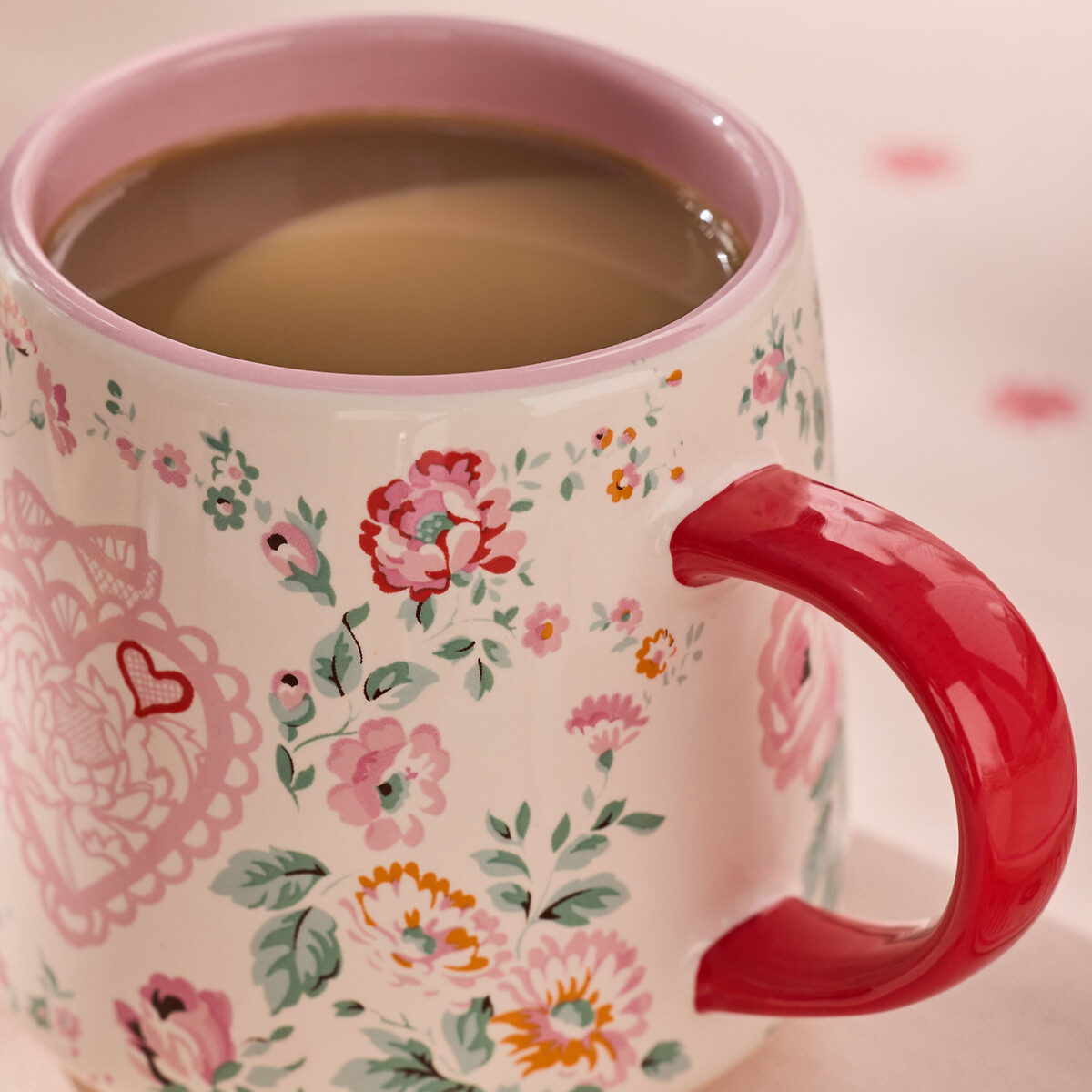 Hackney Rose Queen Billie Mug red, CATH KIDSTON