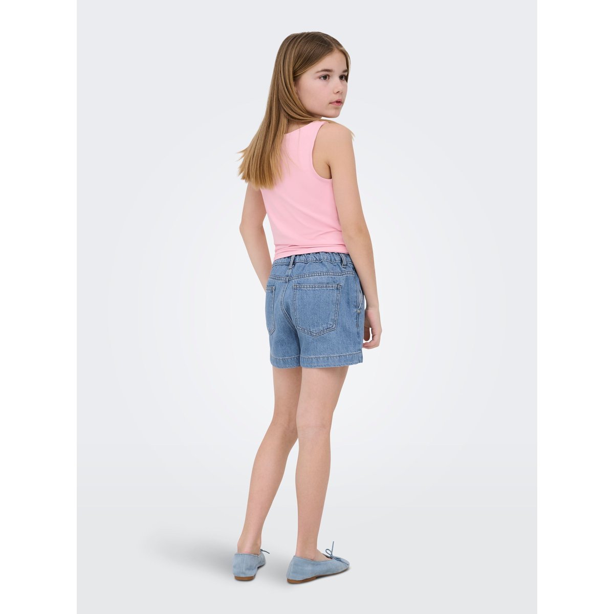 Short En Denim light blue denim, KIDS ONLY