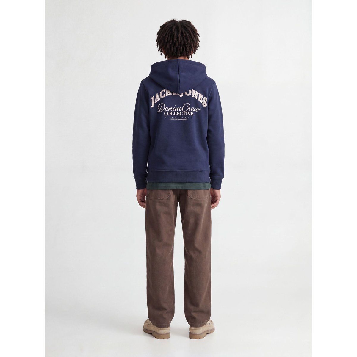 Sweat À Capuche navy blazer 1, JACK & JONES JUNIOR