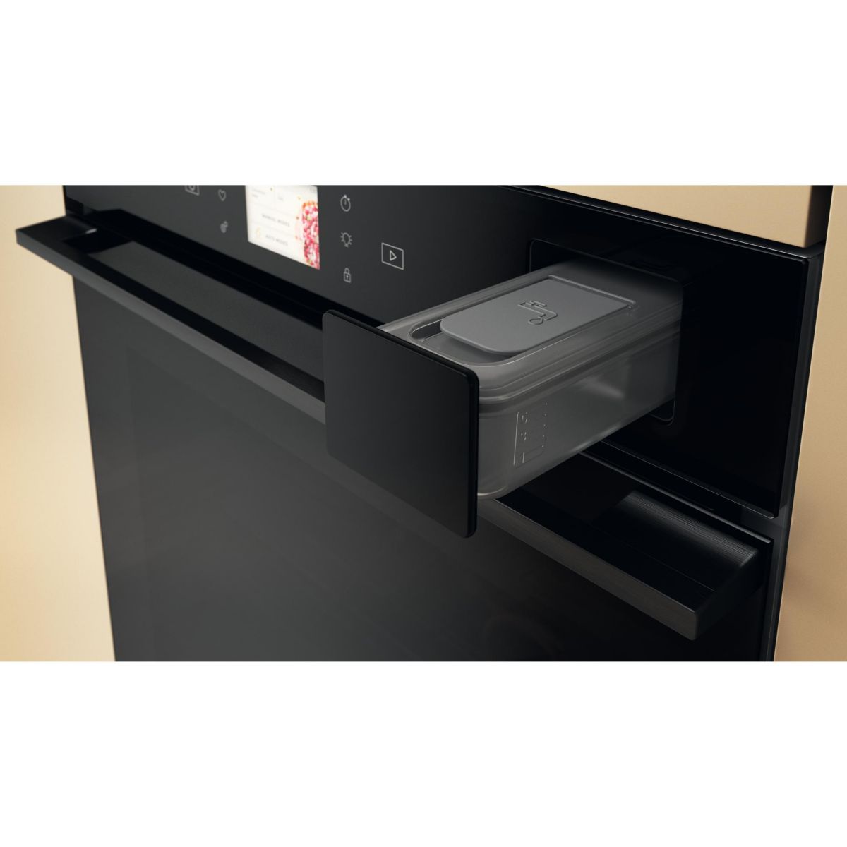 Four encastrable WOI9A8FPT2SBAF Collection W9 - Pyrolyse, 6ème Sens, Sonde de Cuisson, Ecran TFT couleur unique, WHIRLPOOL