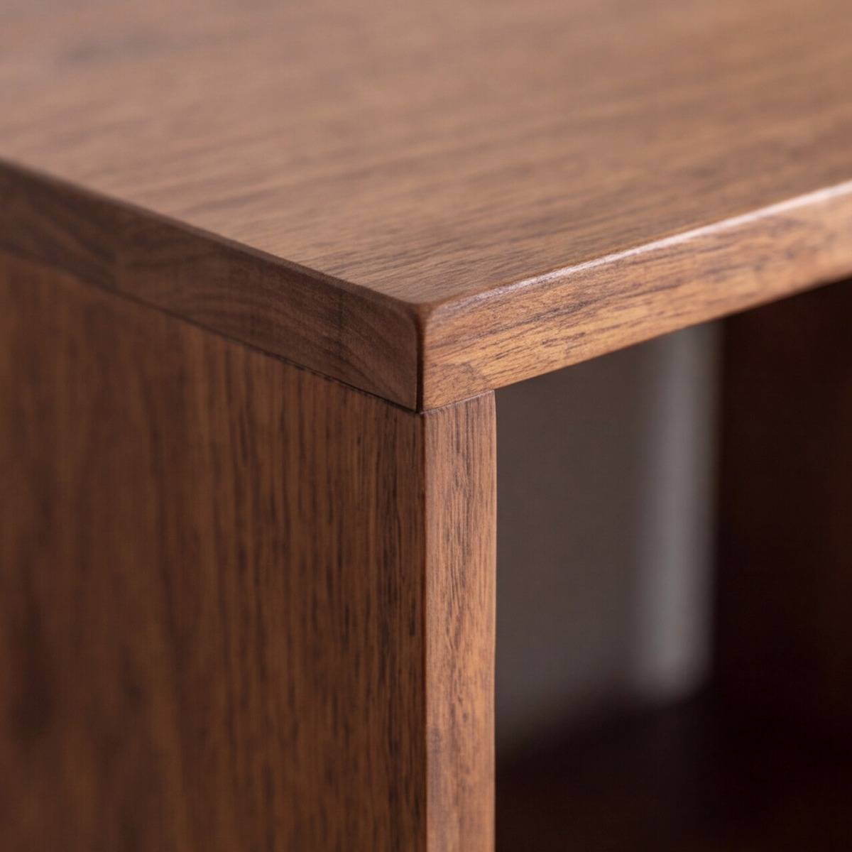Bibliothèque en bois de manguier  AMARO bois foncé, MADE IN MEUBLES 
