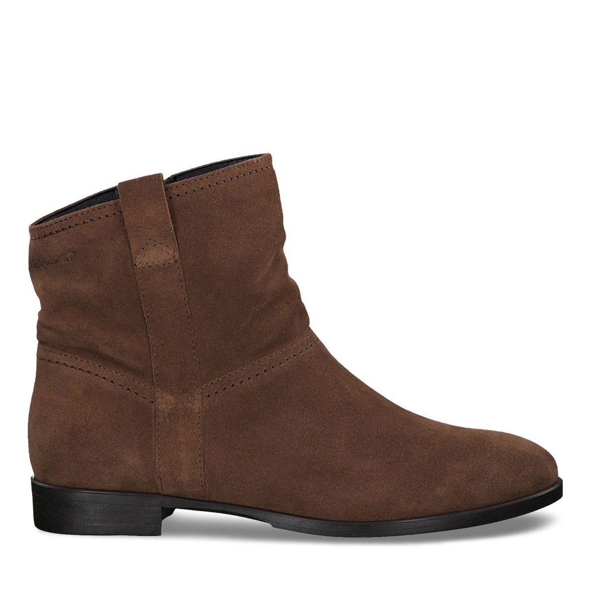 Bottine en cuir marron cognac, TAMARIS
