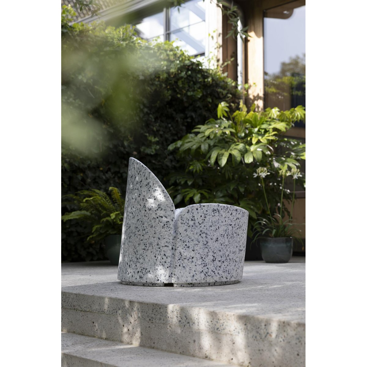 Chaise de jardin, BLOOM blanc, ZUIVER