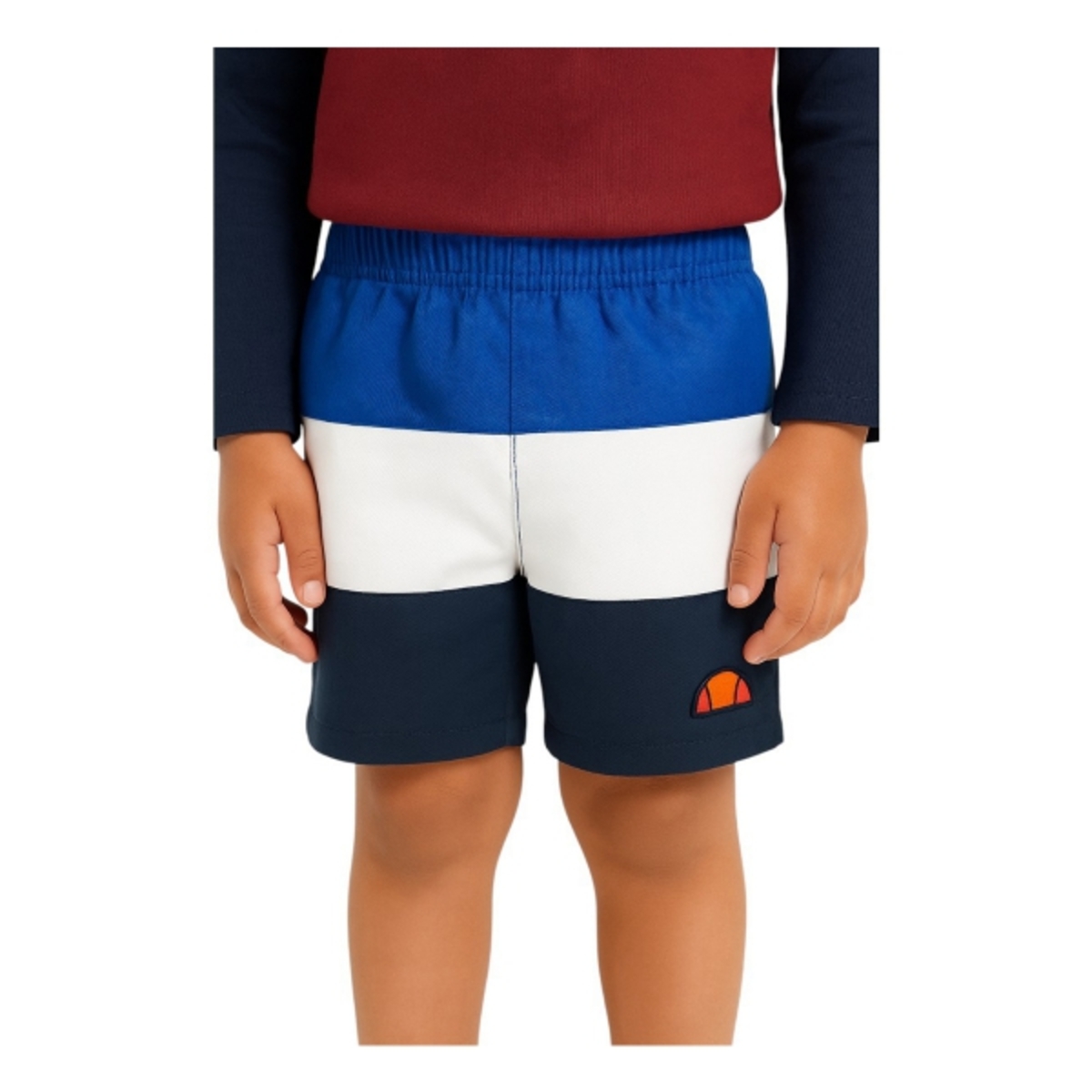 Short de bain colorblock, coupe droite SPLASHY bleu marine, ELLESSE