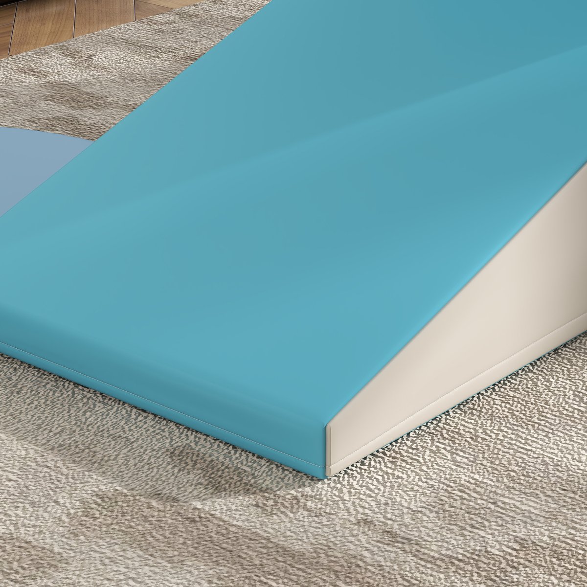 Ensemble de jeux mous pour enfants Revêtement bleu, HOMCOM
