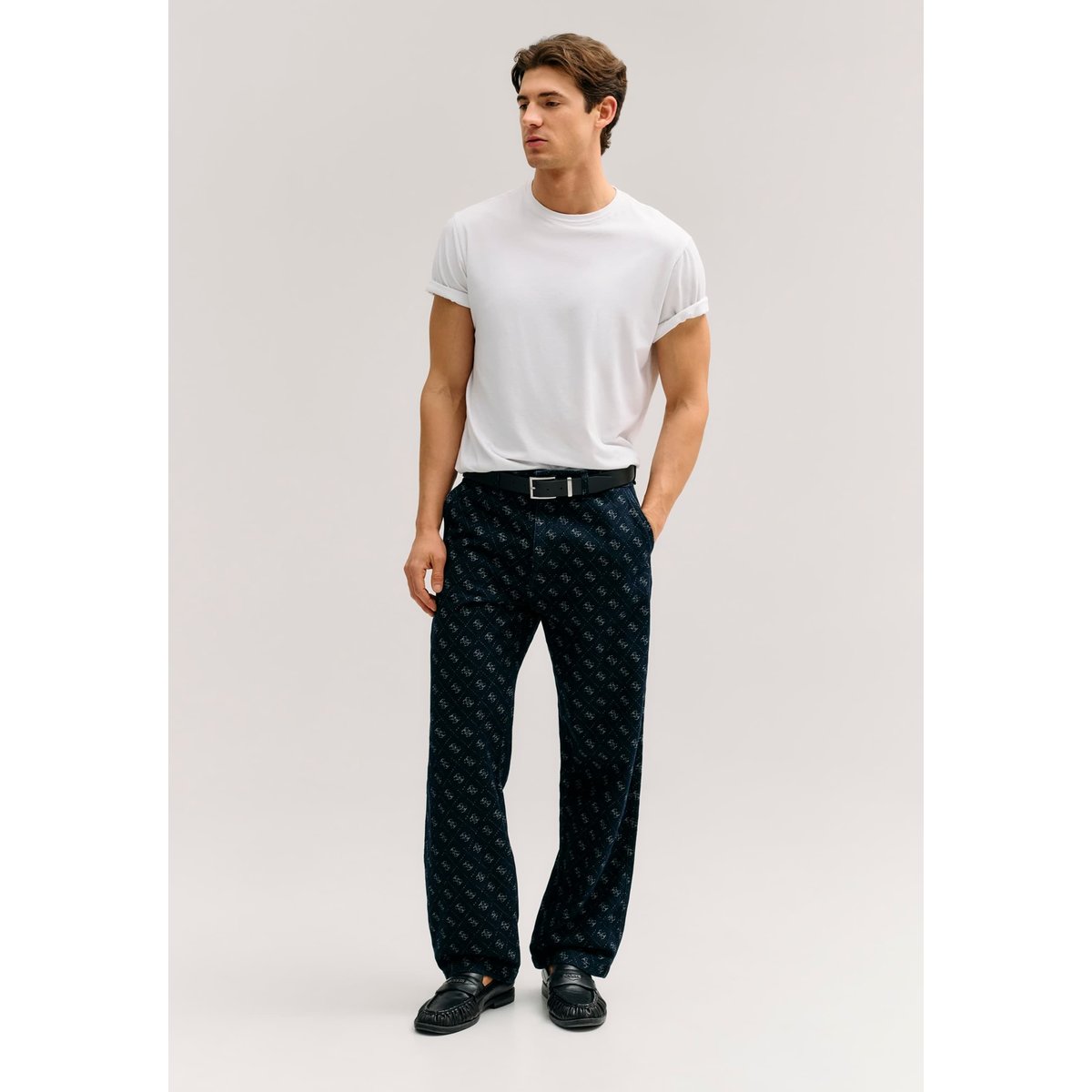 Jeans Chino Damon bleu, GUESS