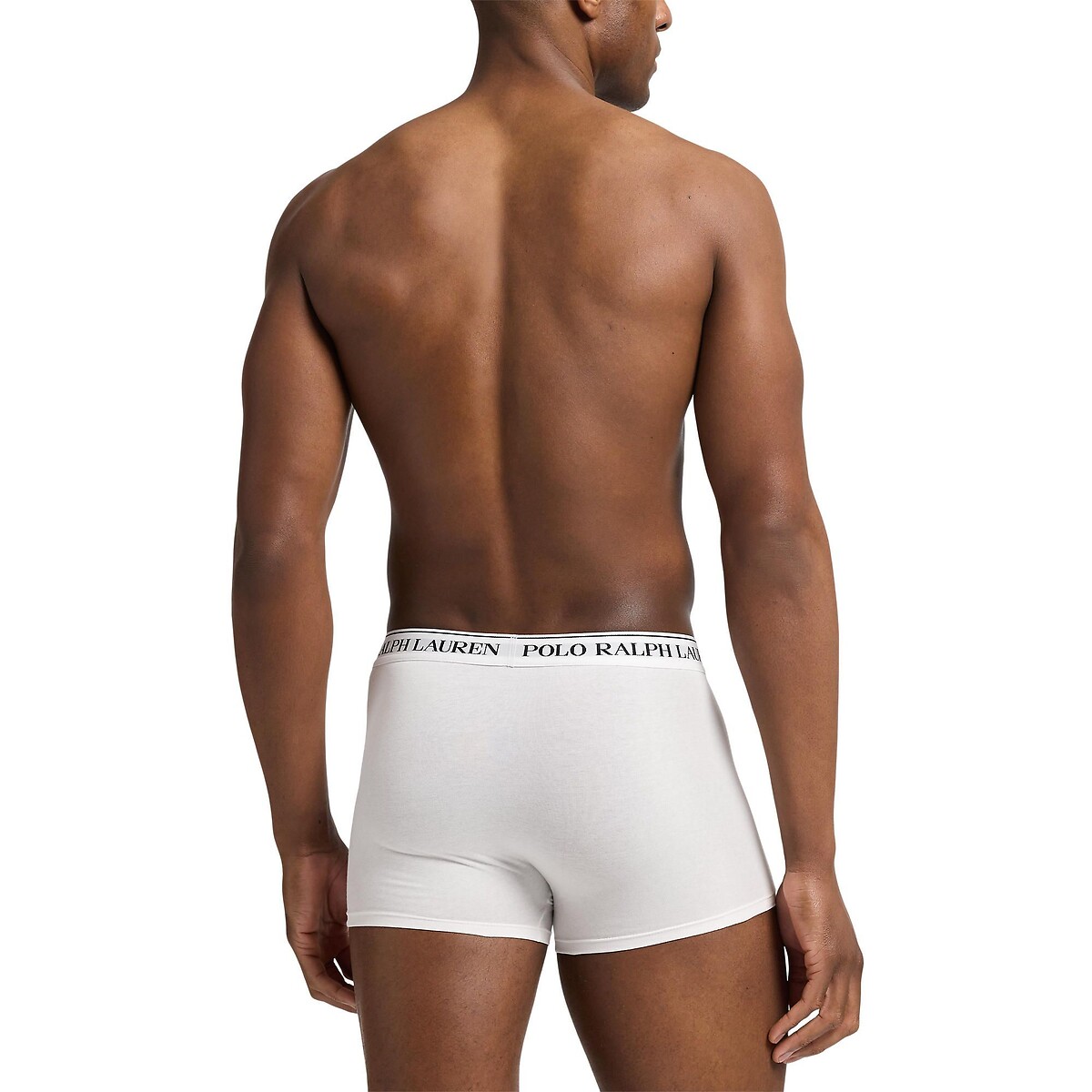 Lote de 5 cuecas boxer clássicas em algodão stretch preto + cinzento + branco + estampado, POLO RALPH LAUREN