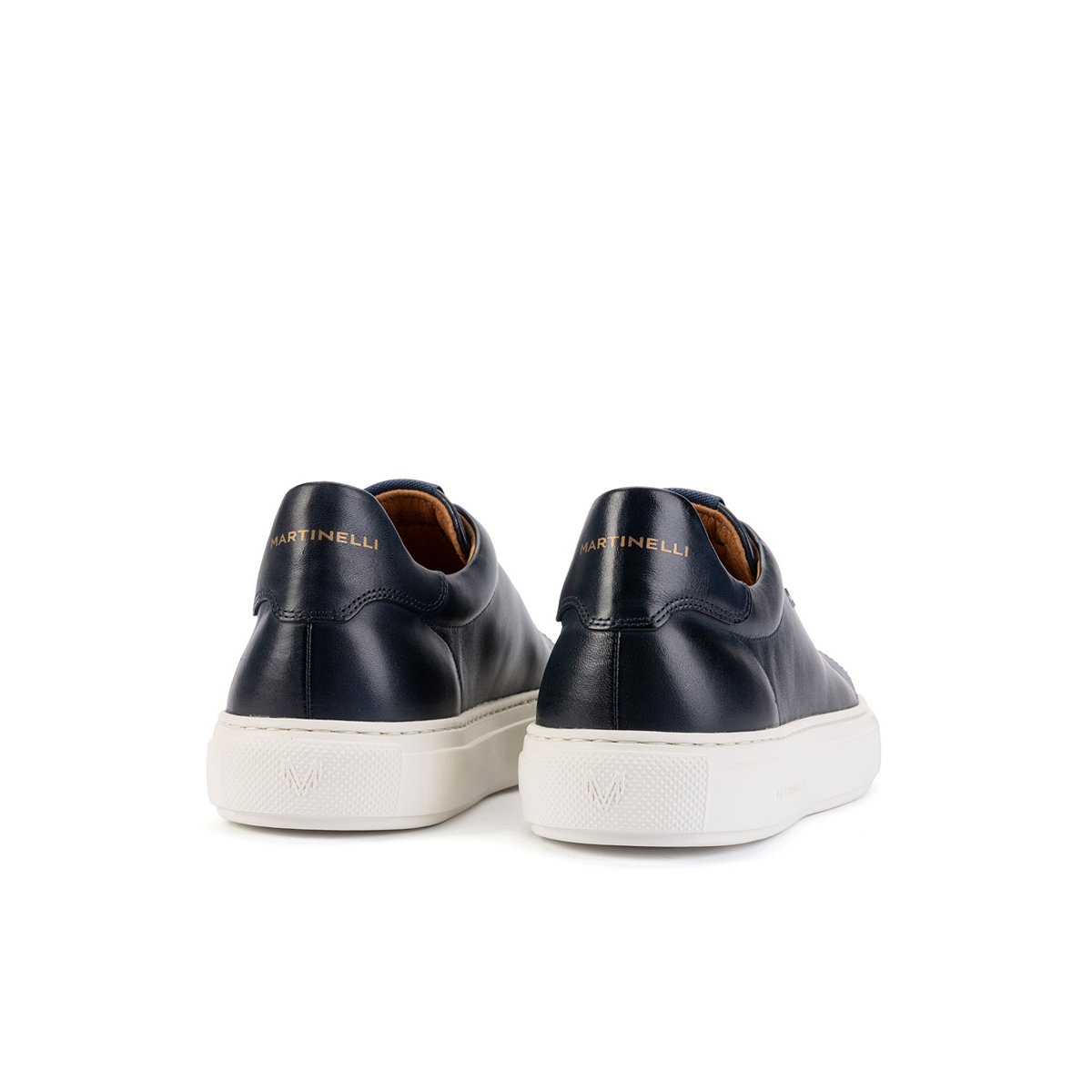 Baskets cuir Hastings blue, MARTINELLI