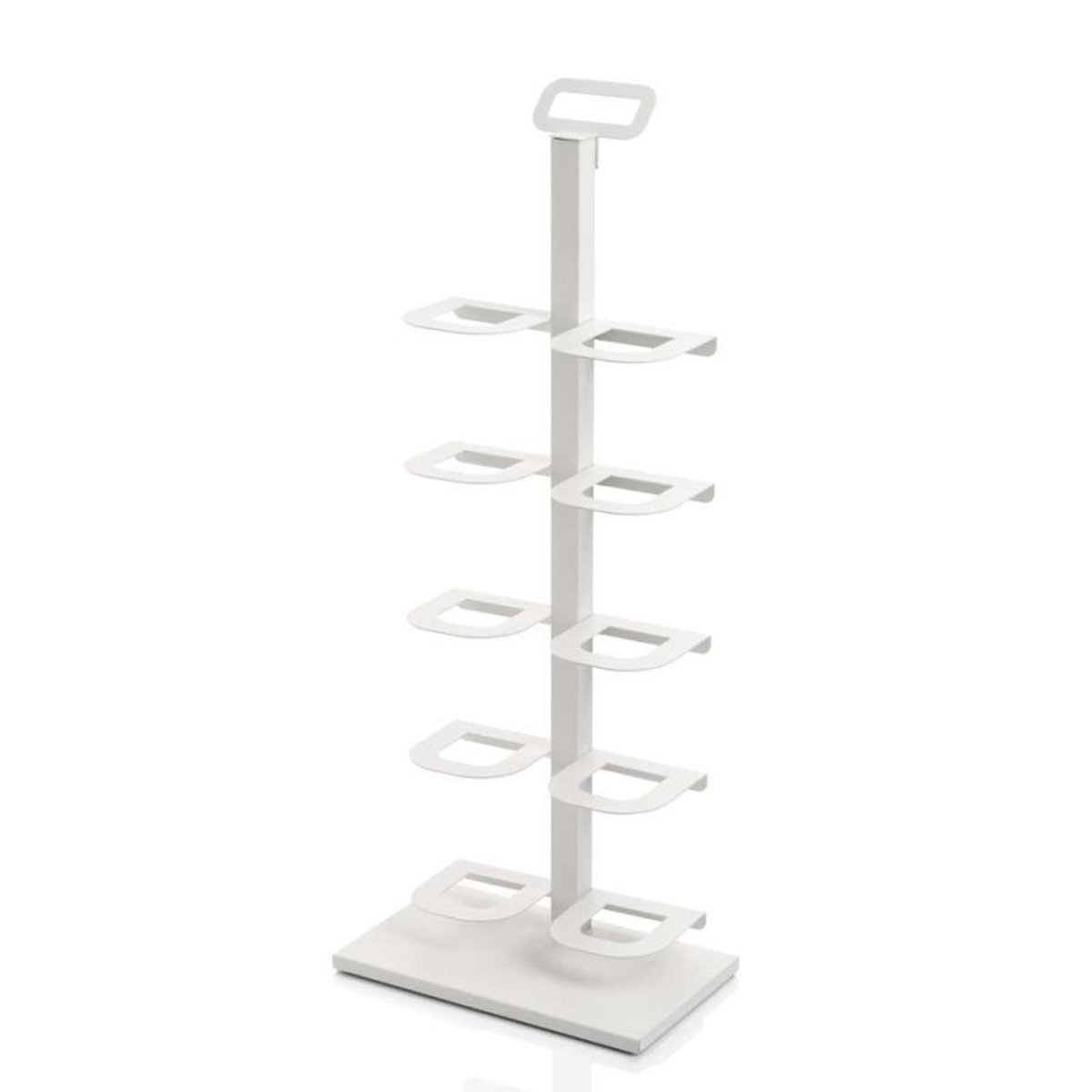 Étagère à chaussures, rangement chaussures portable en métal, TIDY blanc, DON HIERRO