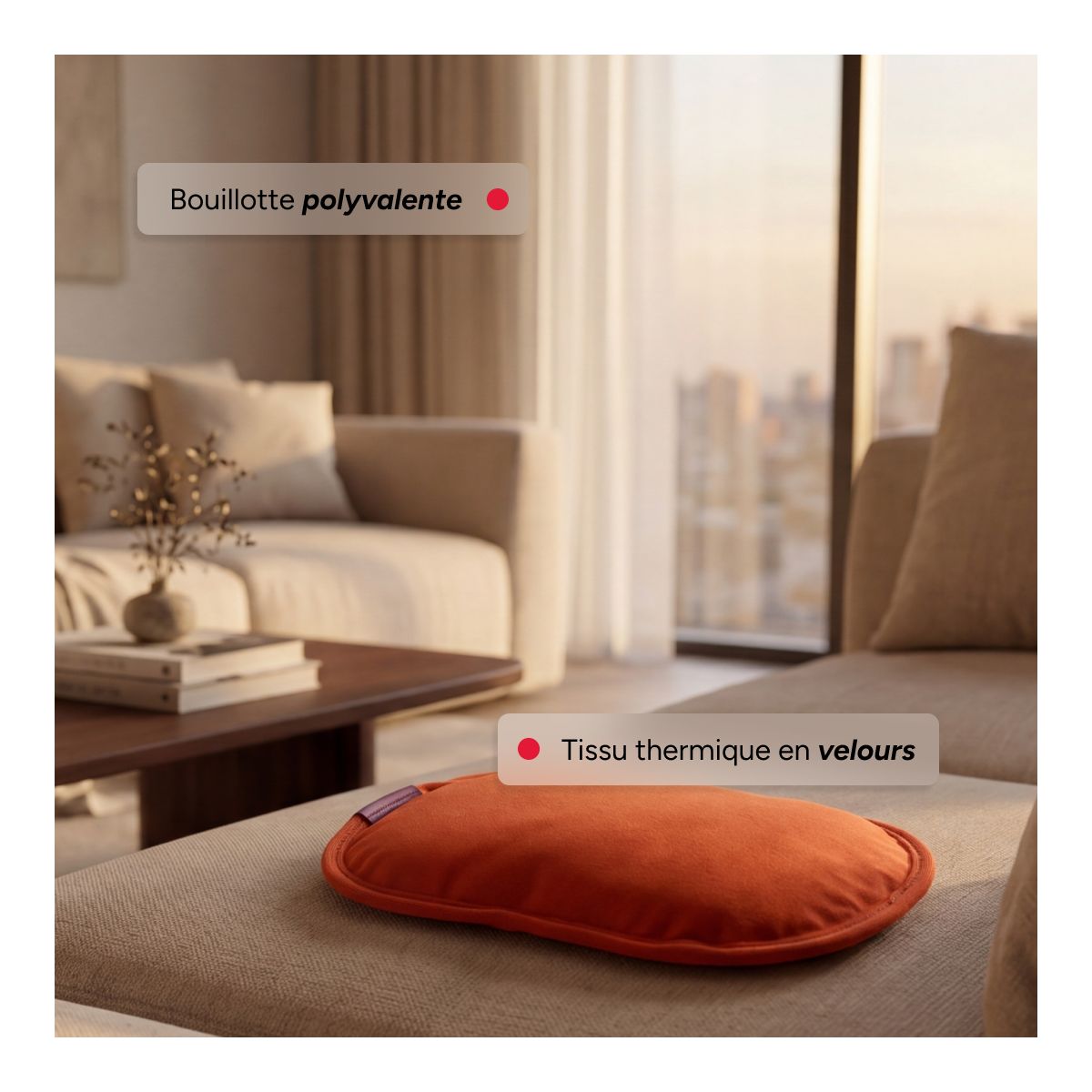 Bouillotte Electrique Sunset couleur unique, TERRAILLON