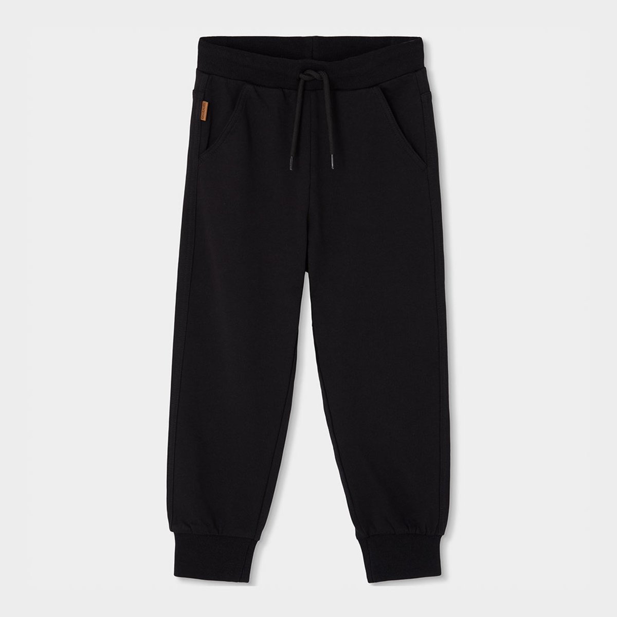 Pantalon molleton garçon noir, BOBOLI