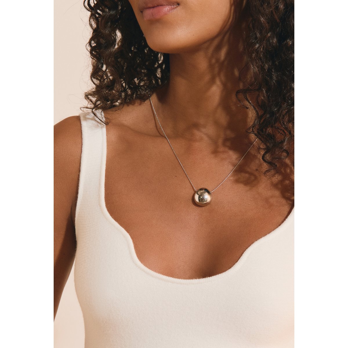 Top en maille COMETA ecru, ETAM