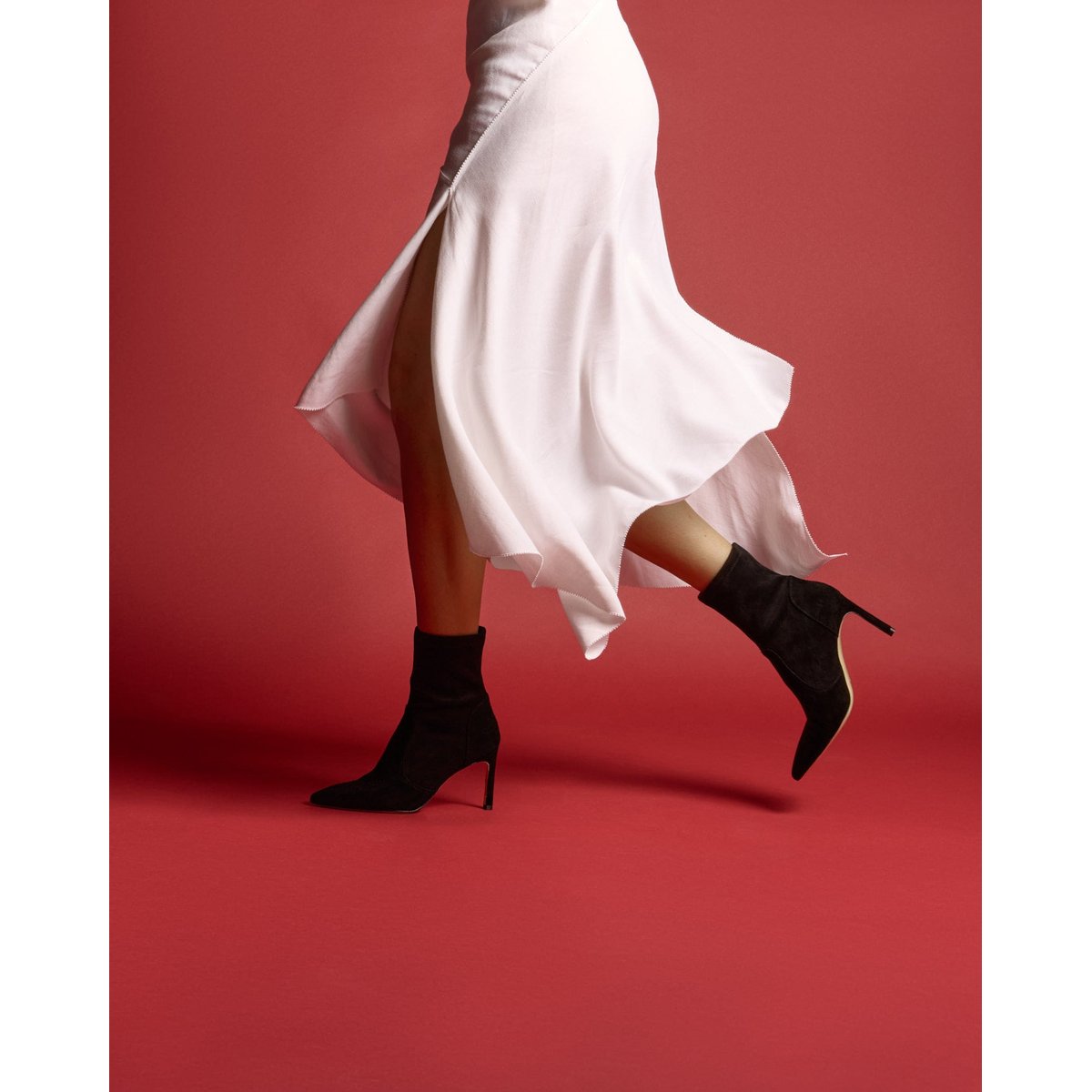 Bottines à bout pointu OPHELIA noir, MI MAI