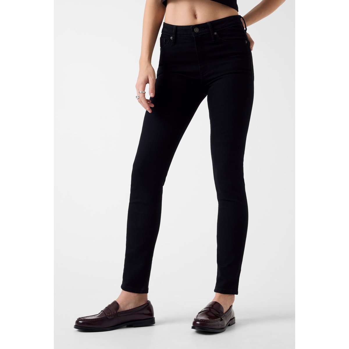 Jean Skinny Taille Haute G05 noir, GUESS JEANS