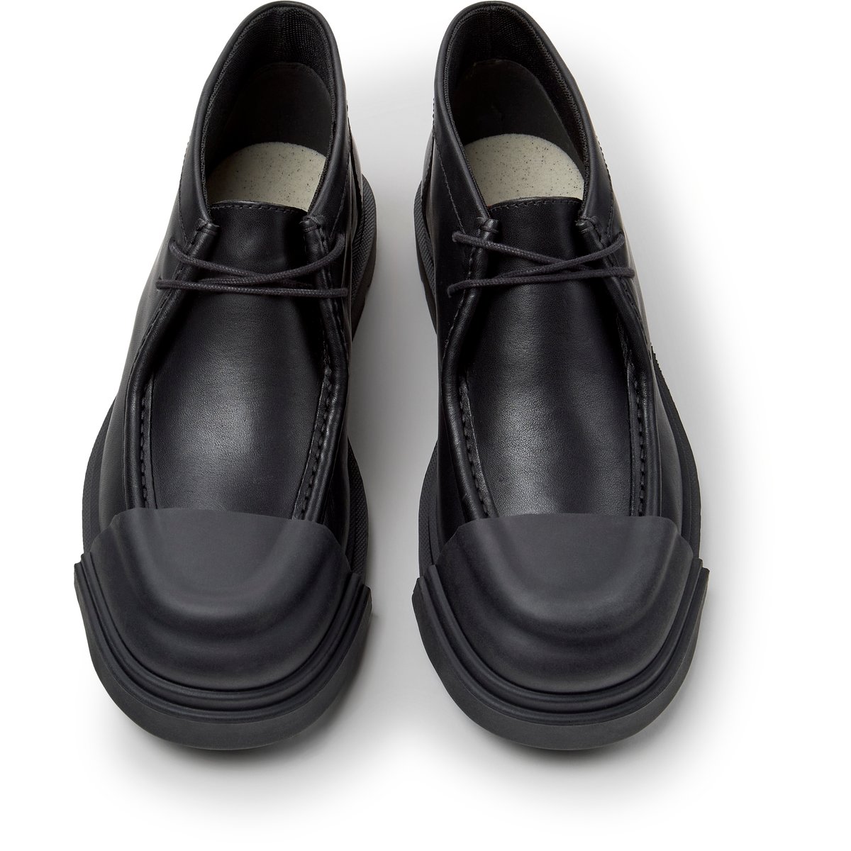 Bottines Junction Smooth Leather noir 004, CAMPER