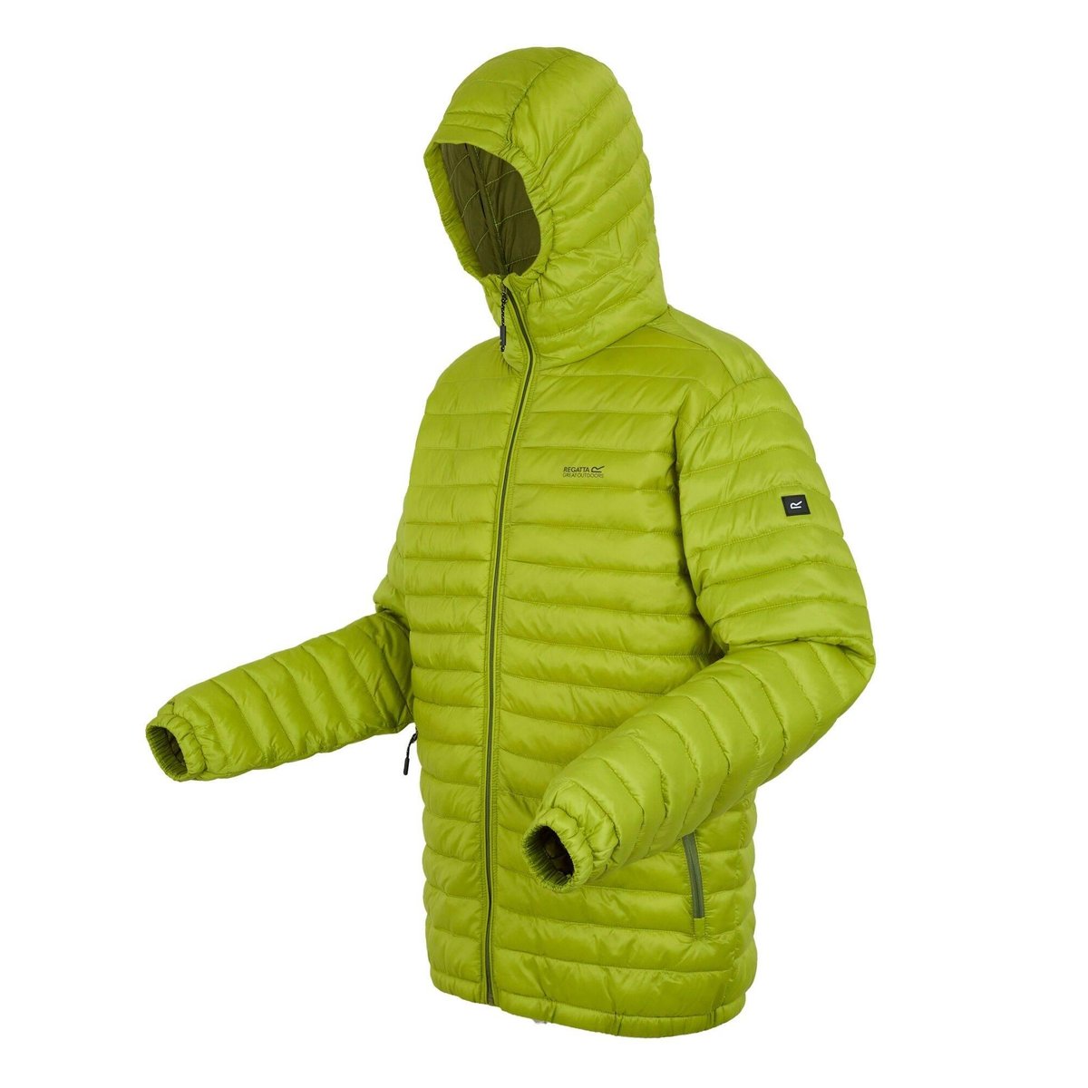 Veste matelassée à capuche HURDEN vert clair, REGATTA