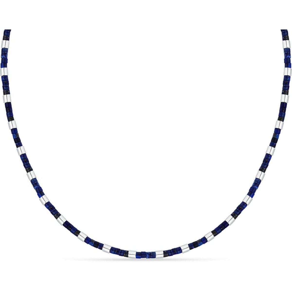 Collier en acier, cristaux, ipg PIETRE argent, bleu, MORELLATO
