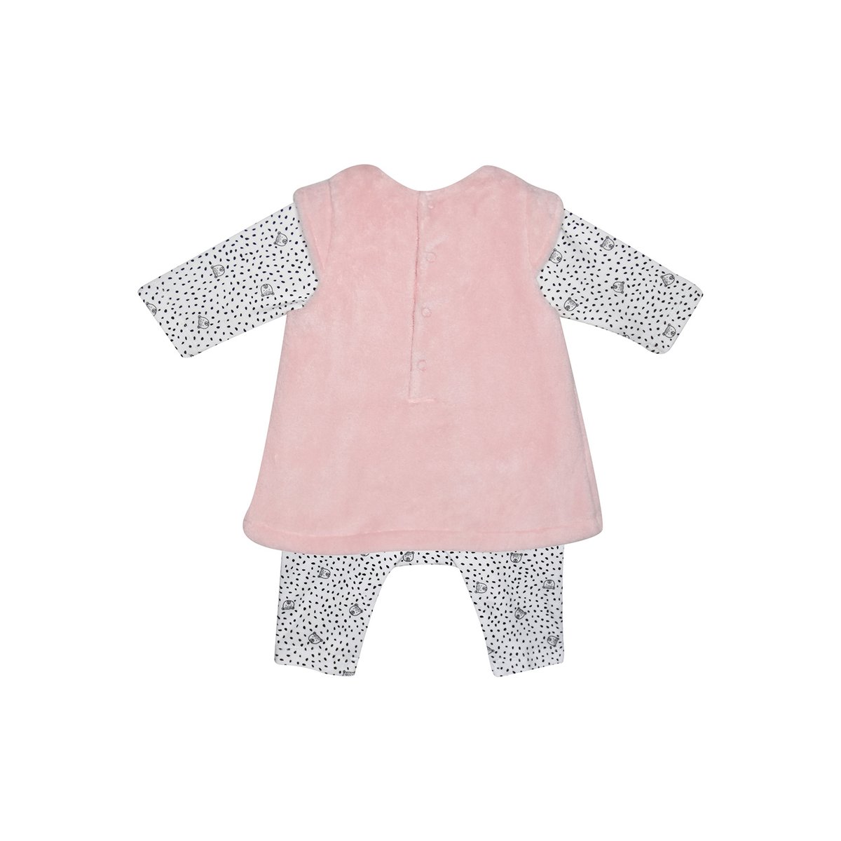 Combirobe naissance florida velboa doux rose, SUCRE D'ORGE