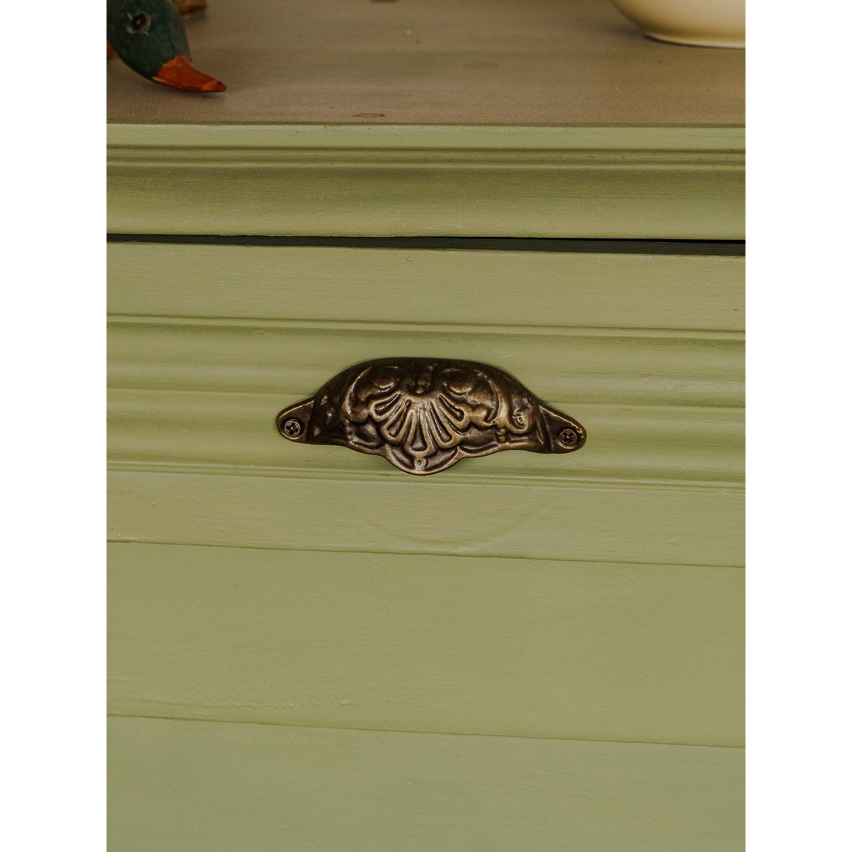 Buffet en bois vert Gilbert N°1883 - Bon état vert, DEBONGOUT