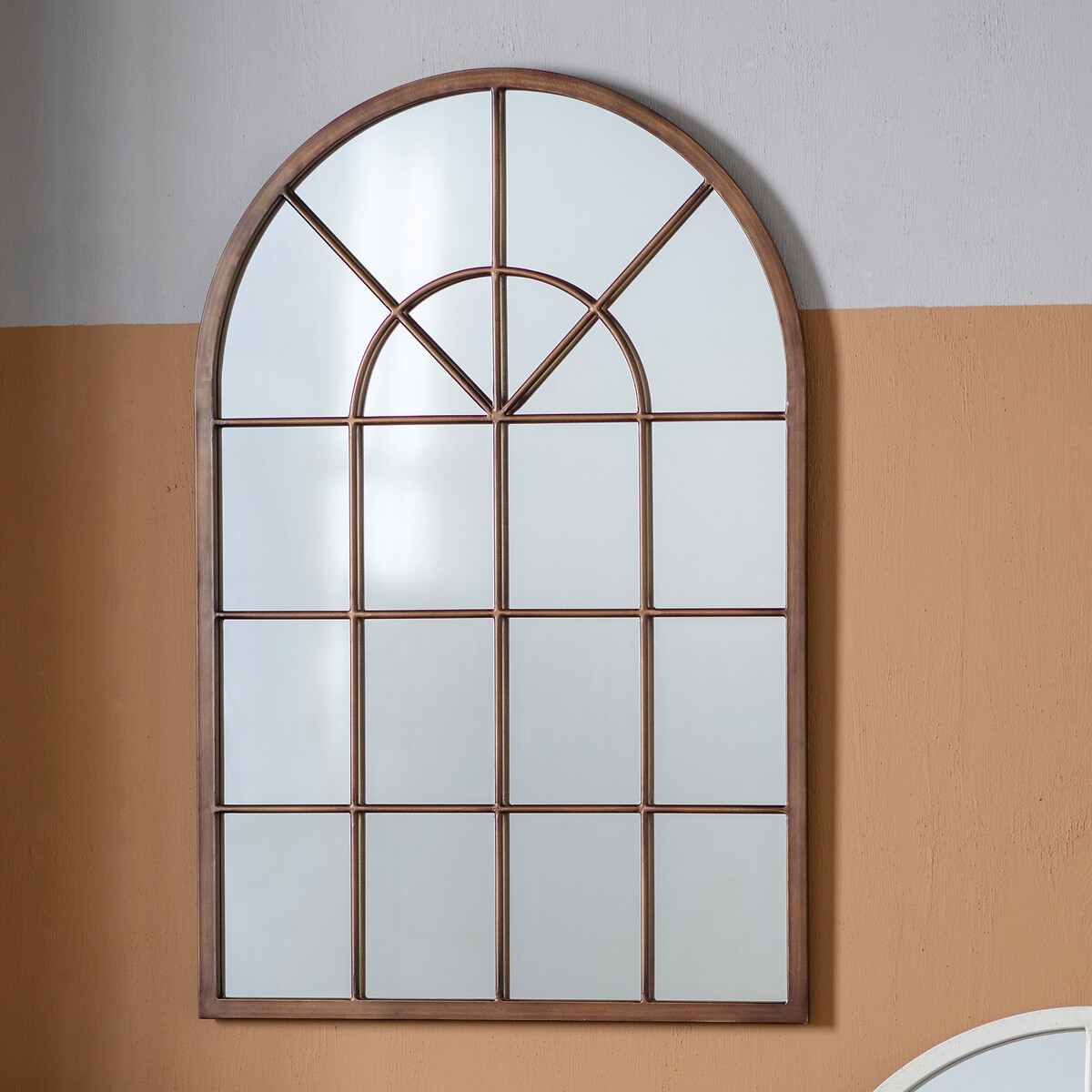 60x90cm Knox Arched Window Style Wall Mirror bronze, ÉDITÉ