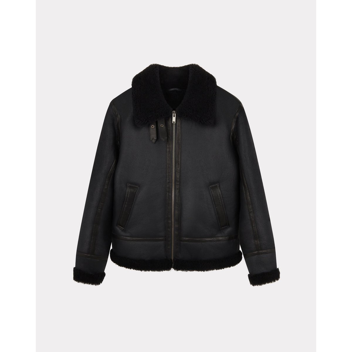 Blouson en cuir BOMBARDIER noir, CHEVIGNON