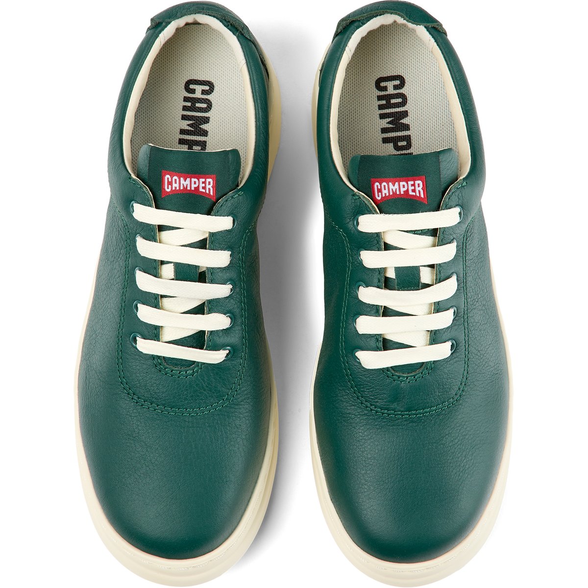 Baskets Runner Up cuir turquoise foncé, CAMPER