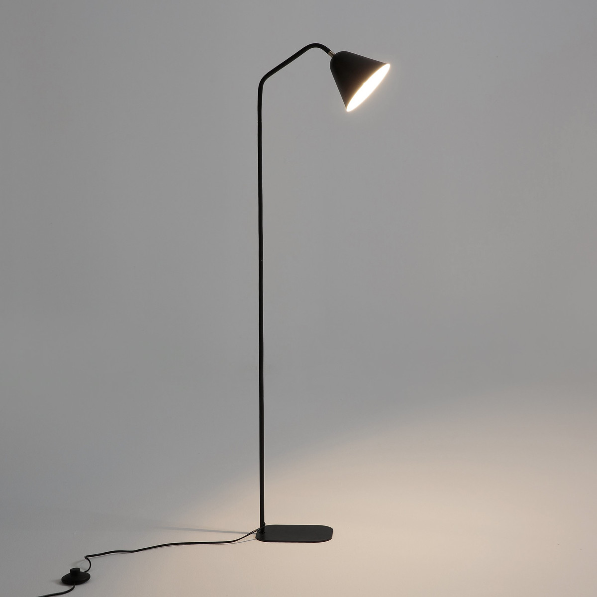 Lampadaire en métal fer, Copita noir mat, LA REDOUTE INTERIEURS