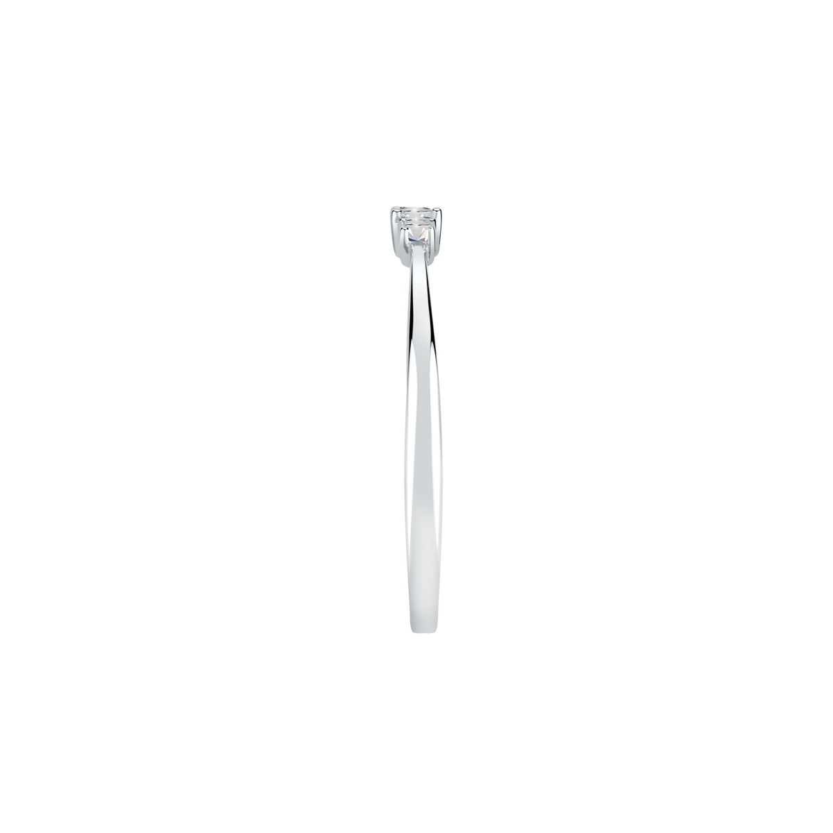 Bague en or blanc 375 B-CLASSIC argent, BLUESPIRIT