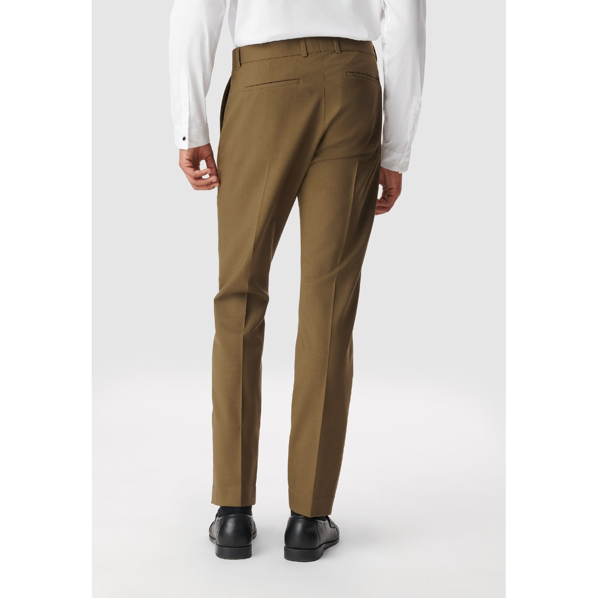 Pantalon de costume TRAVEL SUIT vert kaki, IKKS