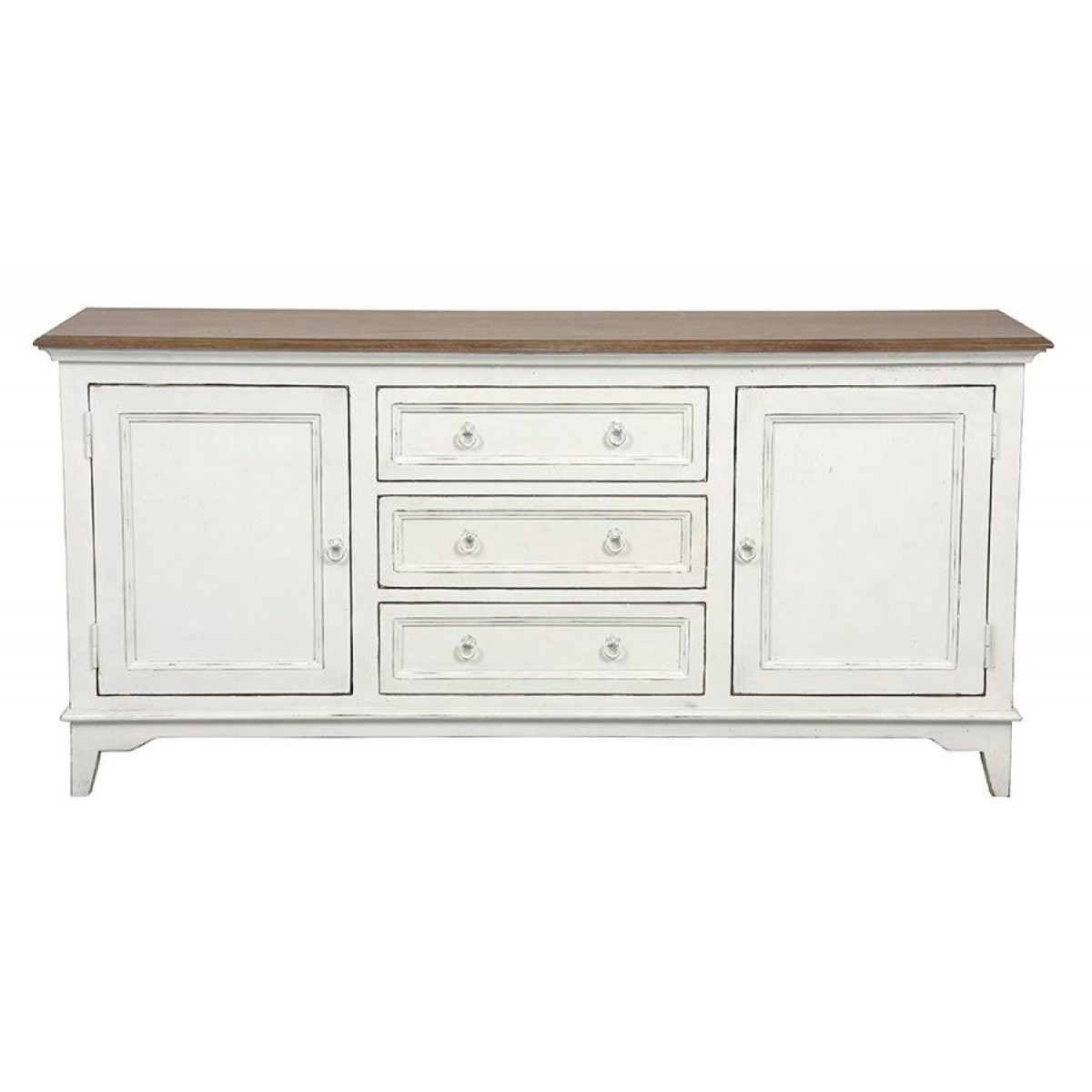 Buffet bas 2 portes - ESQUISSE blanc, INTERIOR'S
