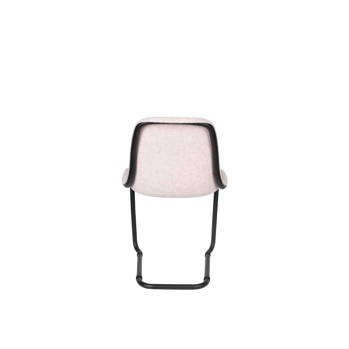Chaise design empilable (lot de 2), THIRSTY rose, ZUIVER