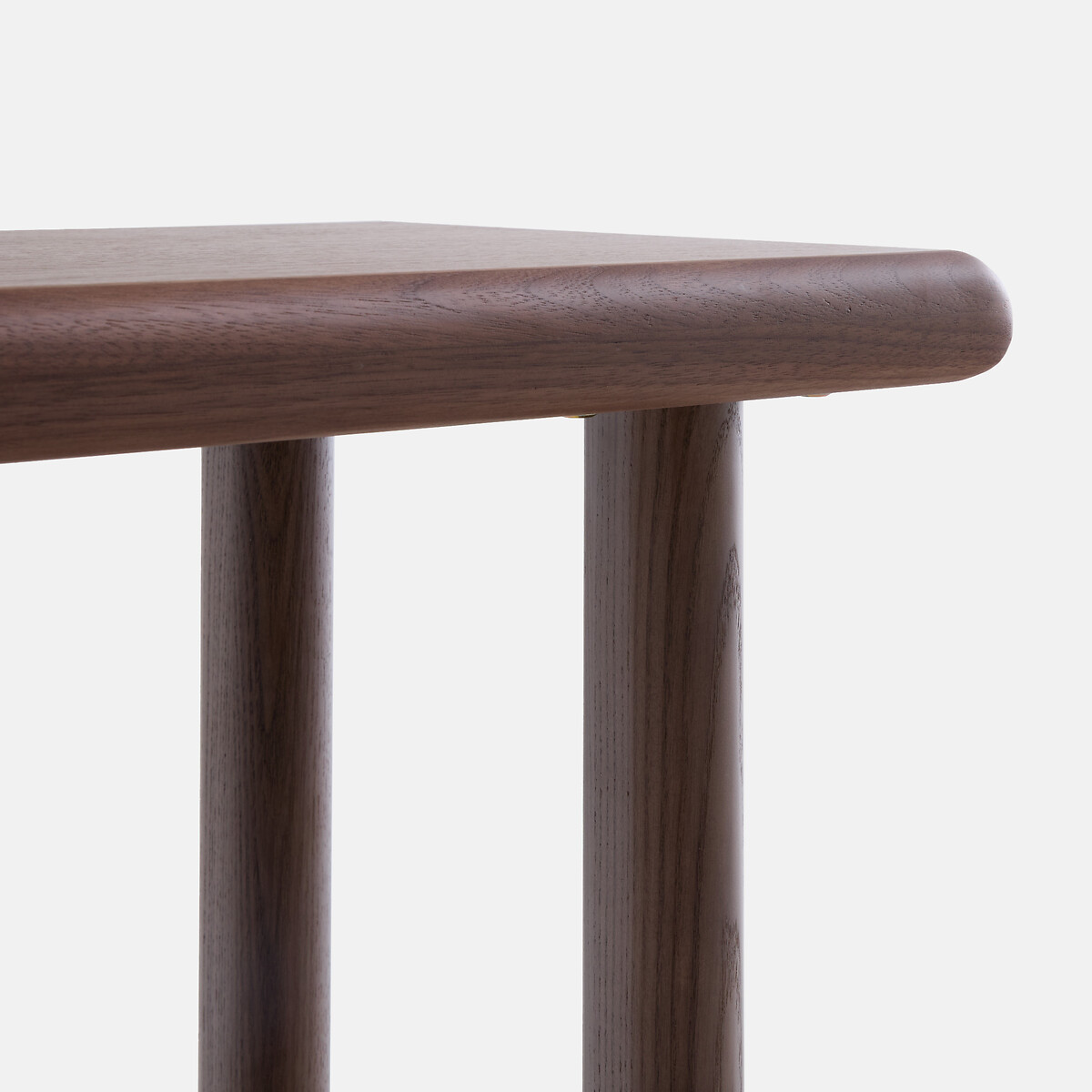 Console, en noyer massif et plaqué, frêne massif, largeur 80 cm, DOUVE noyer, LA REDOUTE INTERIEURS