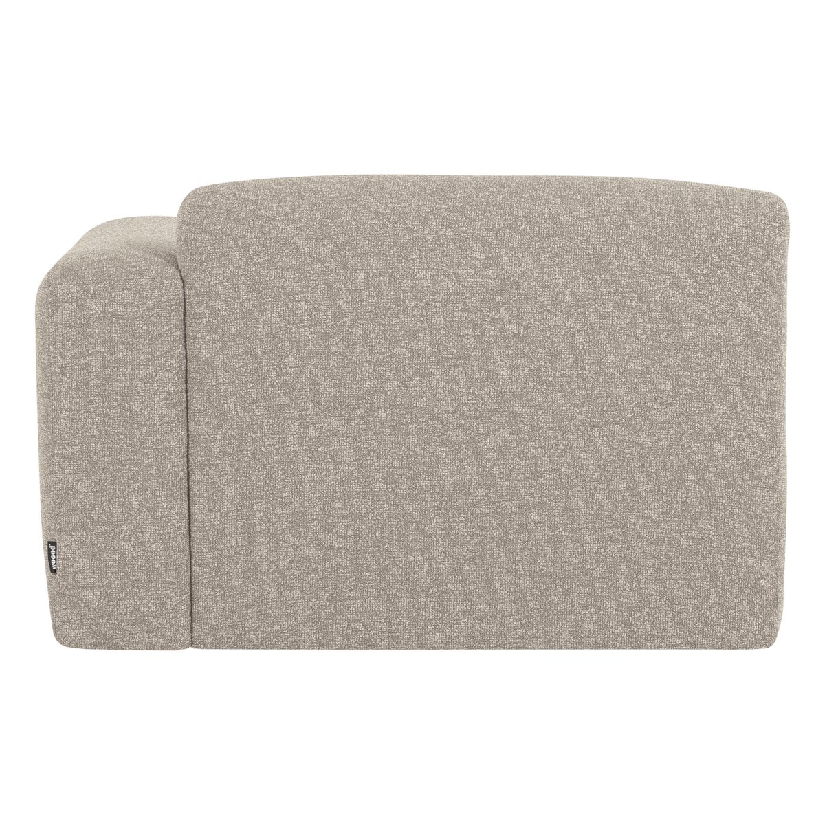 Élément chaise longue droit en bouclé MOJO BASE beige, WOOOD