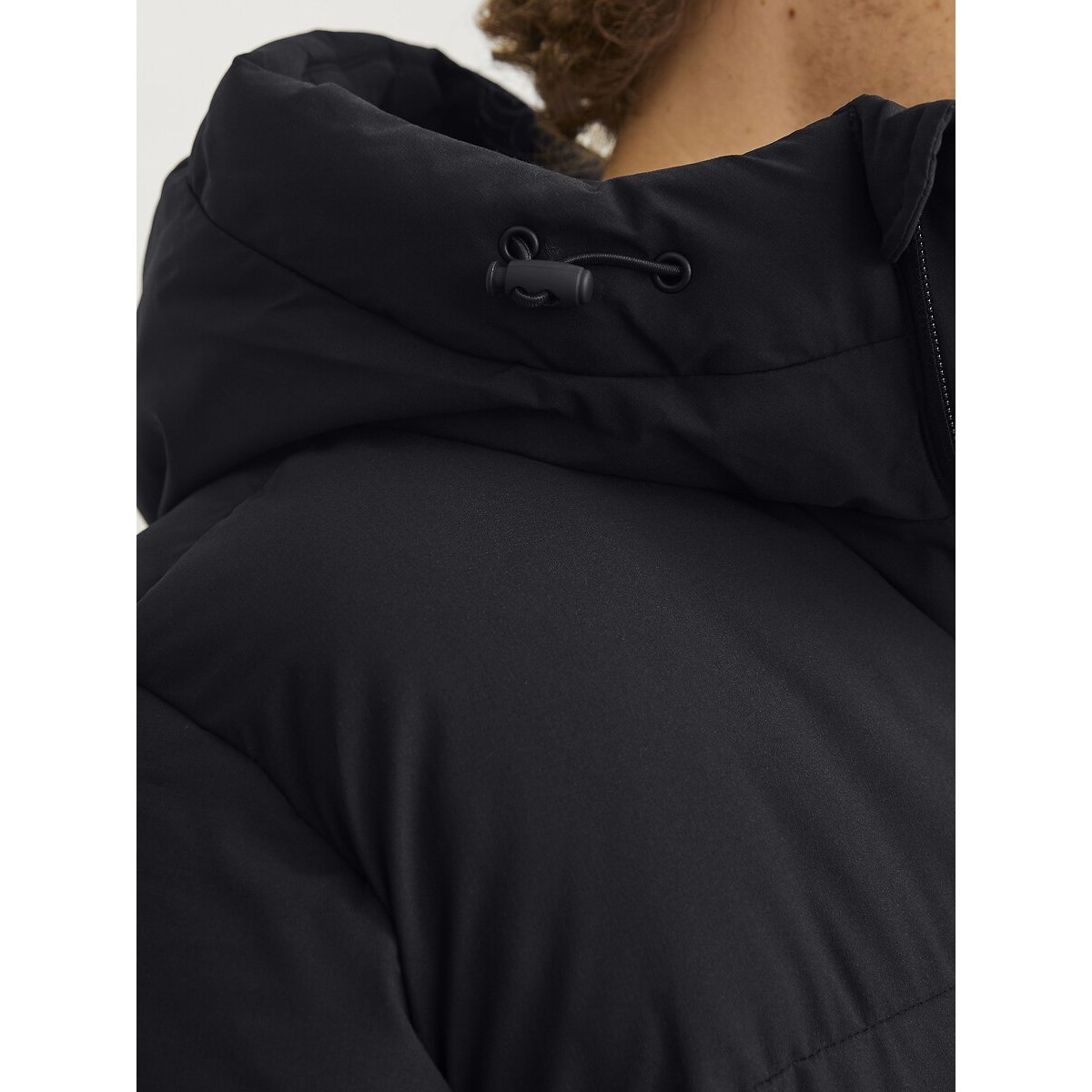 Doudoune à capuche noir, JACK & JONES