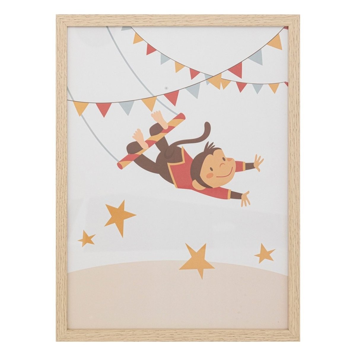 Lot de 3 cadres déco Circus beige, ATMOSPHERA