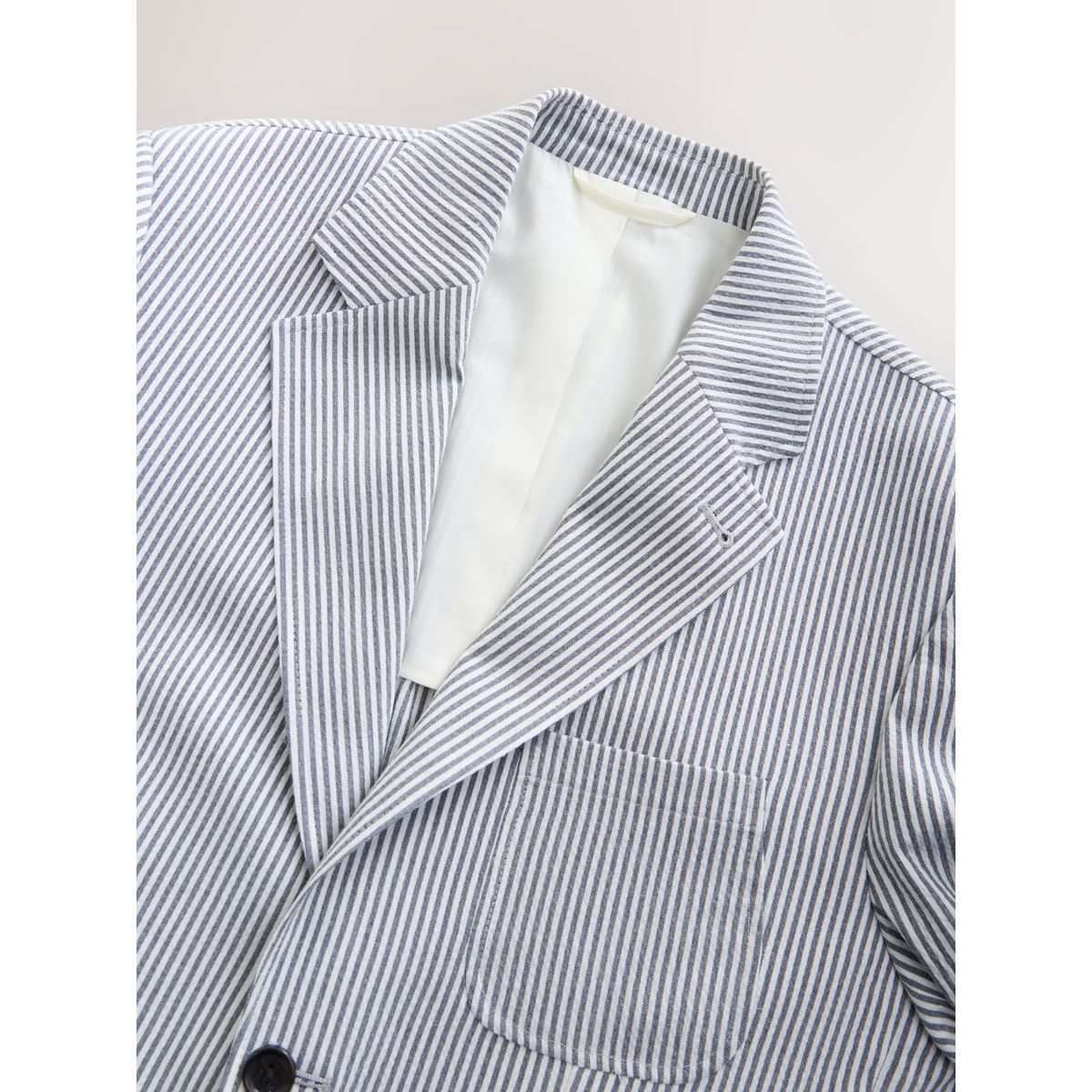 Veste de costume décontractée en seersucker bleu, NEXT