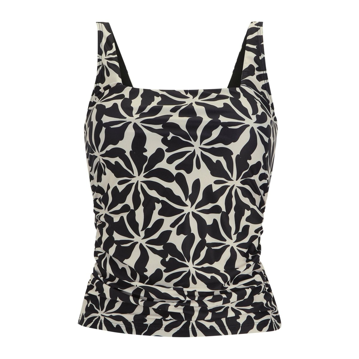 Haut de tankini motif/style floral abstrait LORIA noir, REGATTA