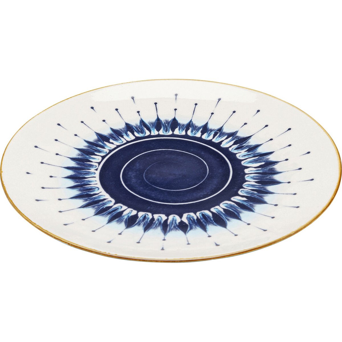 Lot de 4 assiettes à dessert en porcelaine, DALIA multicolore, KARE DESIGN