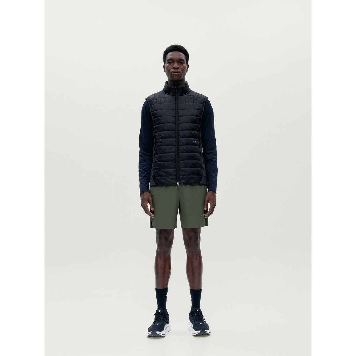 Doudoune sans manches de sport homme Raw Avec poches séchage rapide noir profond, BORN