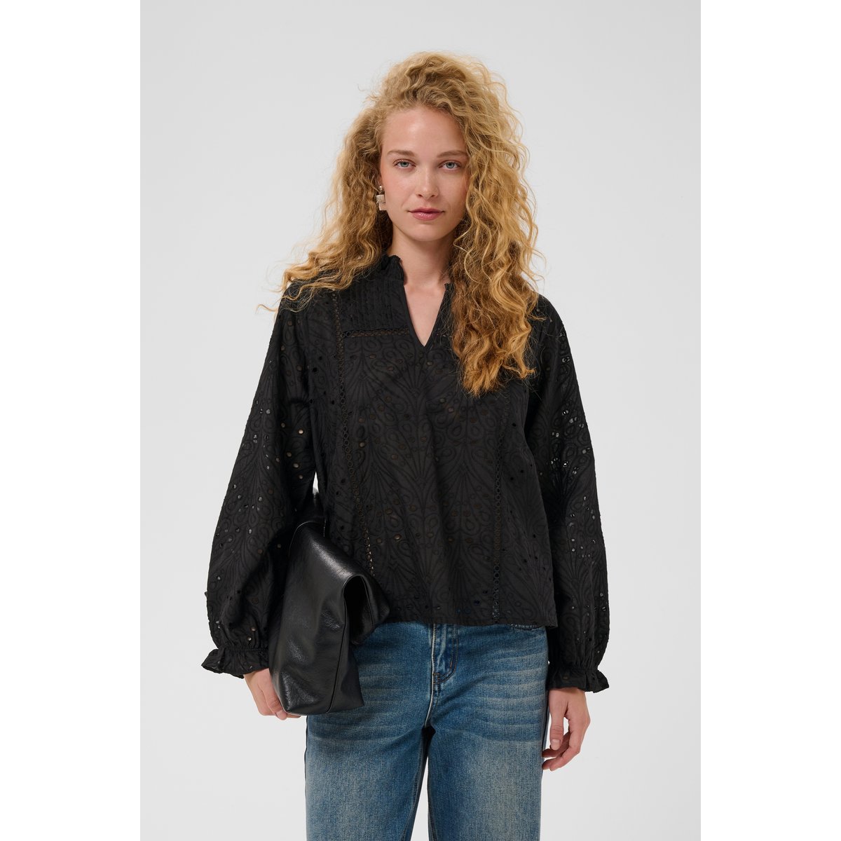 Blouse à manches longues noir black, CULTURE