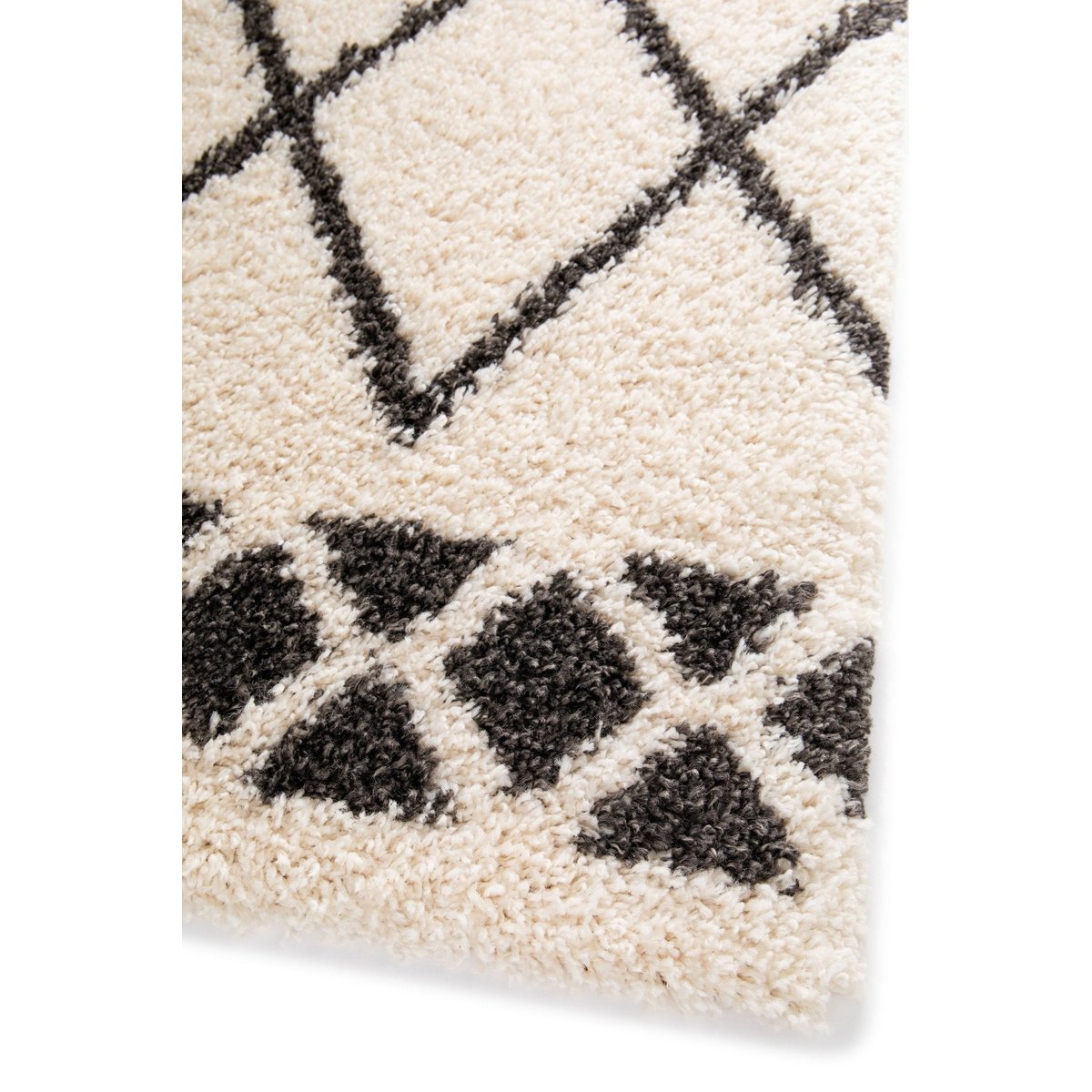 Tapis shaggy doux à poils longs Oeko-Tex BELDI beige sable, AFK LIVING