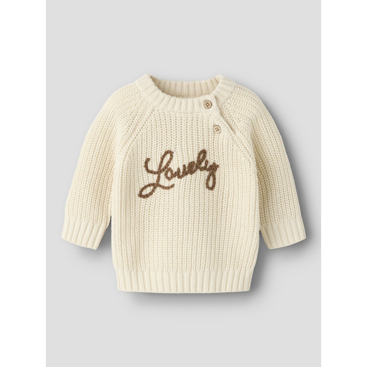 Pull En Maille blanc - turtledove1, NAME IT