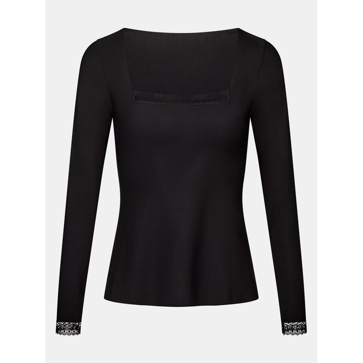 T-shirt manches longues COZY CHIC noir, CHANTELLE