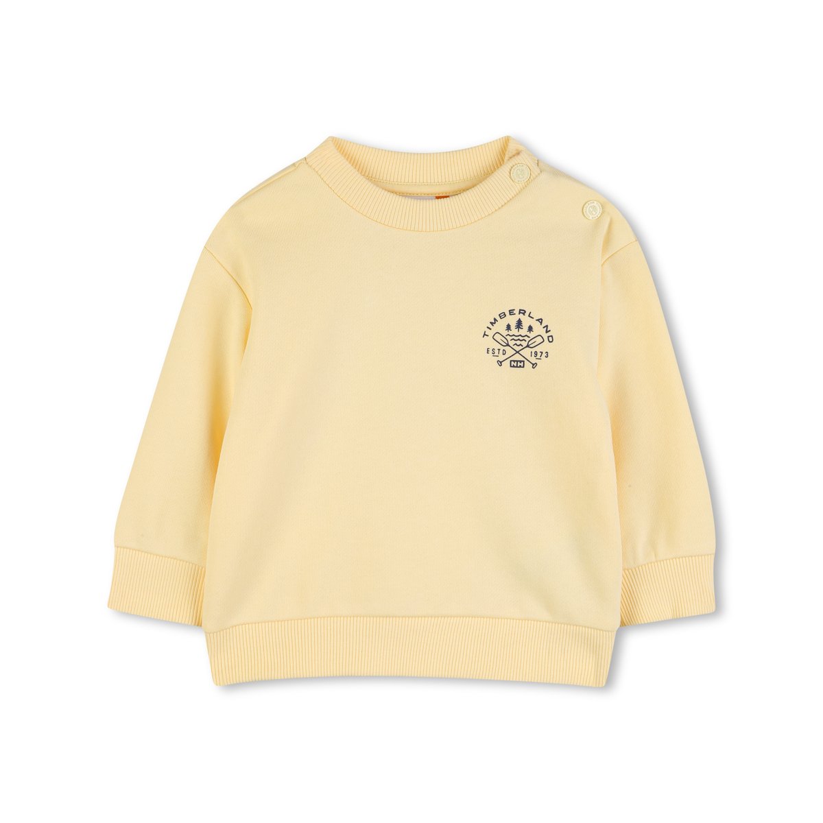 Sweat avec illustration jaune pale, TIMBERLAND