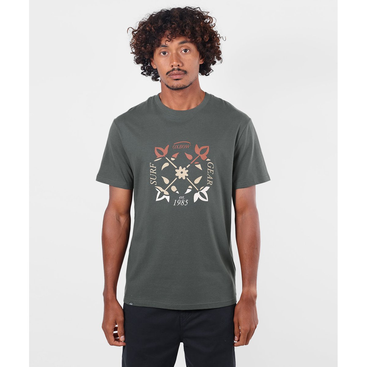 Tee-shirt manches courtes CROSS pewter, OXBOW